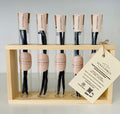 Retail Display Kit - Organic Gourmet Bourbon Luna Vanilla Beans (7 Tubes) | Luna Vanilla Beans | Buy Vanilla Australia | Gourmet Bourbon Vanilla Beans | Buy Comoros Vanilla Beans | Vanilla Extract 